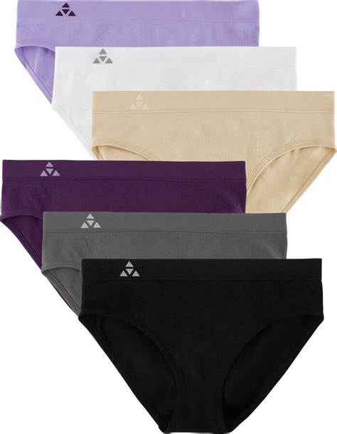Balanced Tech Women S Seamless Bikini Panties 6 Pack Classic Essentials Medium ShopStyle