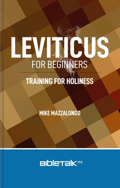 Leviticus For Beginners Books Bibletalktv