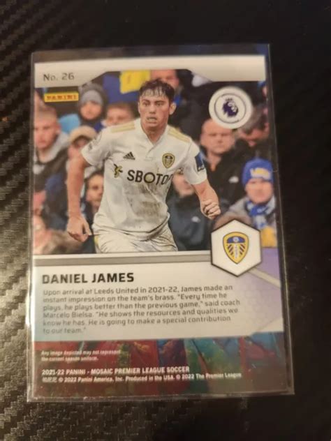 Daniel James Leeds Panini Mosaic Premier League Pitch Masters Eur