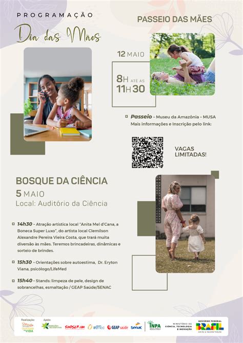 Programação Para Dia Das Mães - Inpa comemora o Dia das Mães com programação especial — Instituto ...