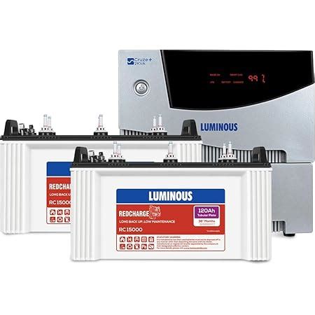 Luminous Inverter Battery Combo Powerx Pure Sine Wave Va