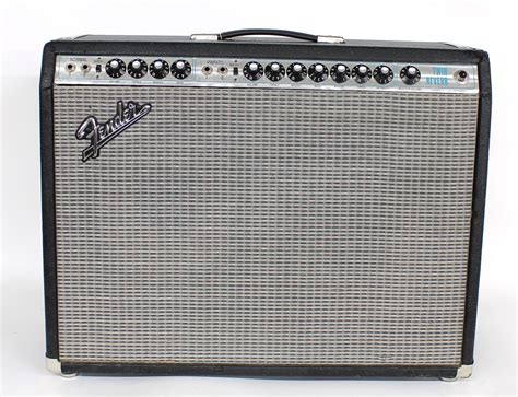 1973 Fender Twin Reverb Guitar Amplifier Made In Usa Chassis No