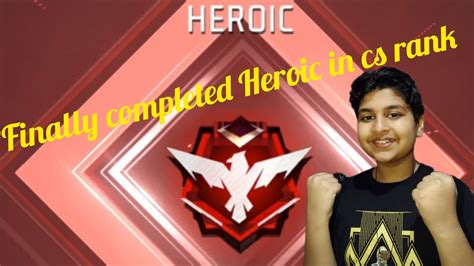 Finally Completed Heroic In Cs Rank Youtube