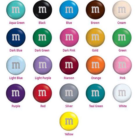 Mandms In Rainbow Colours Custom Color Pantone Color Custom