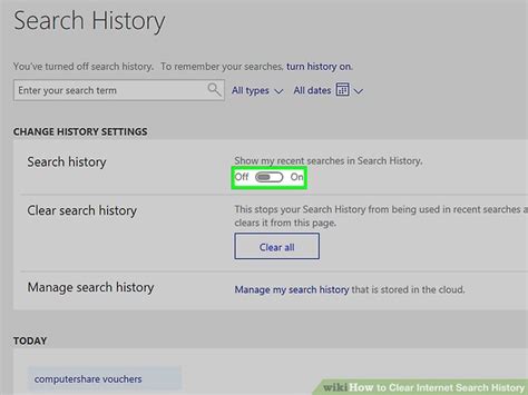 How To Clear Internet Search History 11 Steps With Pictures