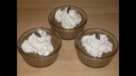 Recette De La Cr Me Moka Cr Me Caf Et Chantilly Youtube