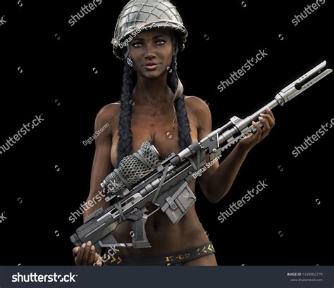 Nude Girl Gun Stock Illustrations Images Vectors Shutterstock