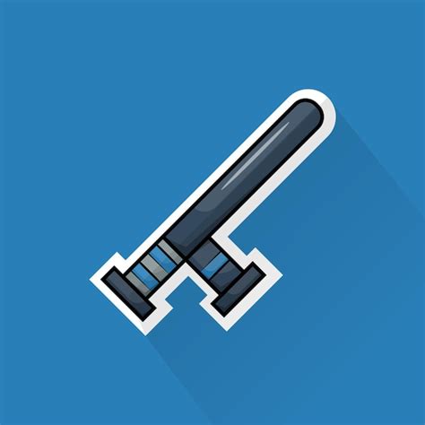 Premium Vector Illustration Vector Of Police Baton In Flat Design