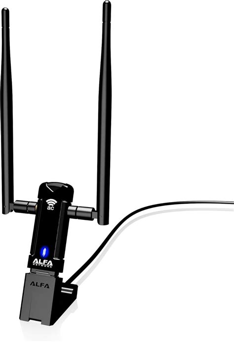 Alfa Network AWUS036AC Long-Range Dual-Band AC1200 Wireless USB 3.0 Wi ...