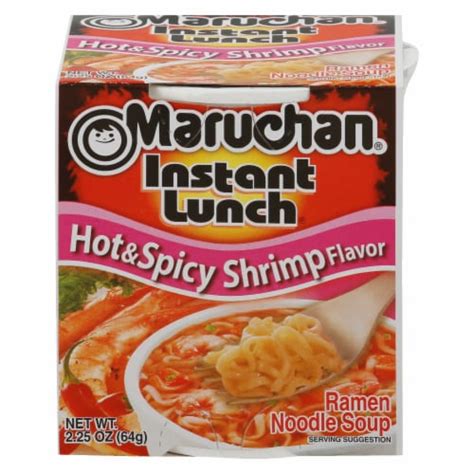 Maruchan Instant Lunch Hot Spicy Flavor With Shrimp Ramen Noodle Soup 2 25 Oz Kroger