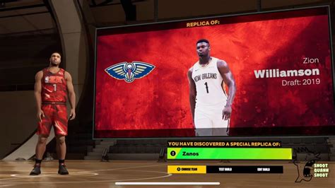 Official NBA 2K23 Zion ZANOS Williamson Replica Build YouTube