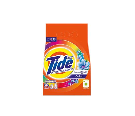 Tide Detergent Pudra Automat Lenor Touch Color E Ambalaj