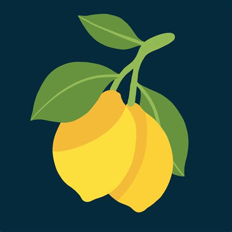 doodle freehand sketch drawing of lemon fruit. 4185666 Vector Art at ...