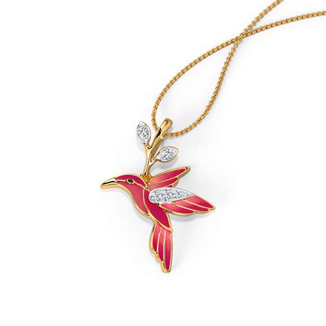 Buy Elegant Birds Diamond Pendant Online CaratLane