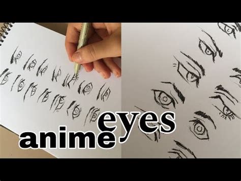 How To Draw Eye Anime Youtube