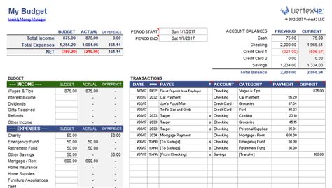 Excel monthly expenses spreadsheet template - screenmoli