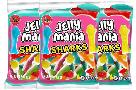 Мармелад жевательный, Акулы, Jake, 100 г 3 шт. - купить с доставкой по ...