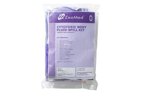 Cytotoxic Body Fluid Spill Kit Bag Zeomed Online Medical Supplies