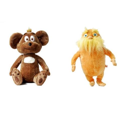 Lorax And Friend Bar Ba Loots Brown Mouse Set 12 Soft Plush Toy Stuffed