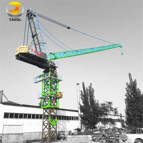 Tavol Brand D Ton Luffing Tower Crane Of M Boom Length Crane