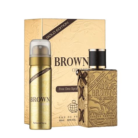 Brown Orchid Gold Edition Ml Edp With Deodorant By Fragrance World