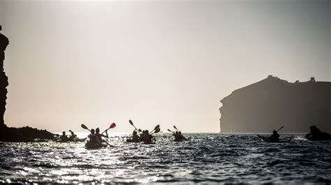 Book Online Santorini Sunset Sea Kayak Snorkel With Dinner