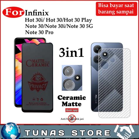 Jual Paket In Tempered Glass Infinix Hot I Play Note I Pro G Antigores