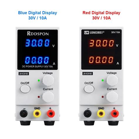 30V 10A Fonte De Alimentação De Laboratório 4 Dígitos Display Ajustável