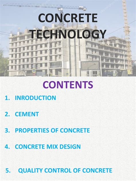 Concrete Technology | PDF | Concrete | Cement