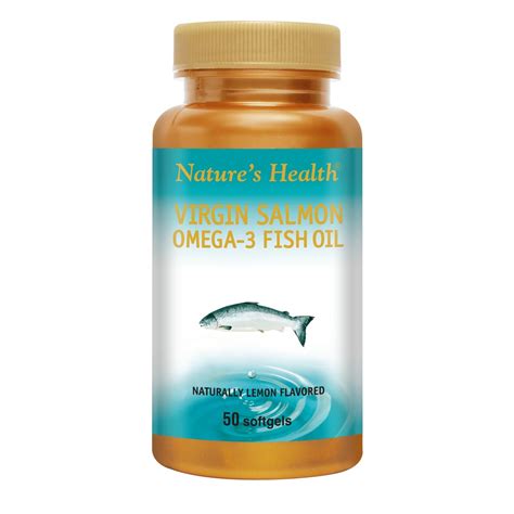 Jual Nature S Health Virgin Salmon Omega 3 Fish Oil 1080 Mg 50 Kapsul