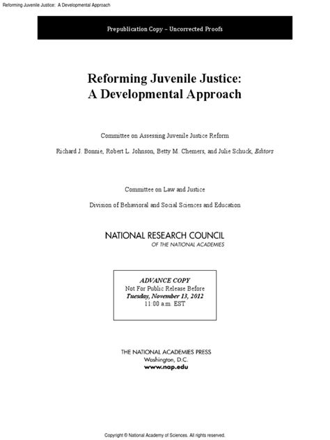 Reforming Juvenile Justice | PDF | Juvenile Delinquency | Juvenile Court