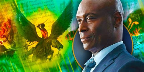 Percy Jackson Eps On Lance Reddicks Zeus And Staying Faithful To The Novels