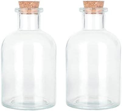 Amazon Magic Season Decorative Round Glass Bottles With Cork