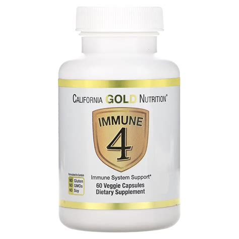 Иммунный комплекс California Gold Nutrition Immune 4, 60 капсул ...