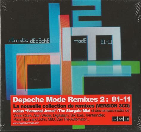 Depeche Mode Remixes 2 81 11 3 Cd Dubman Home Entertainment