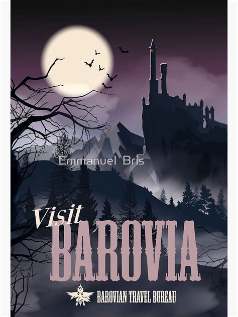 "Visit Barovia" Poster by Aftalnoran | Redbubble