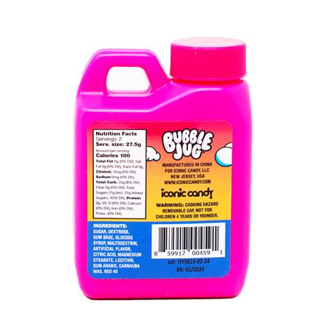 Bubble Jug Tropical Fruit Bubble Gum Candy Funhouse Candy Funhouse Us