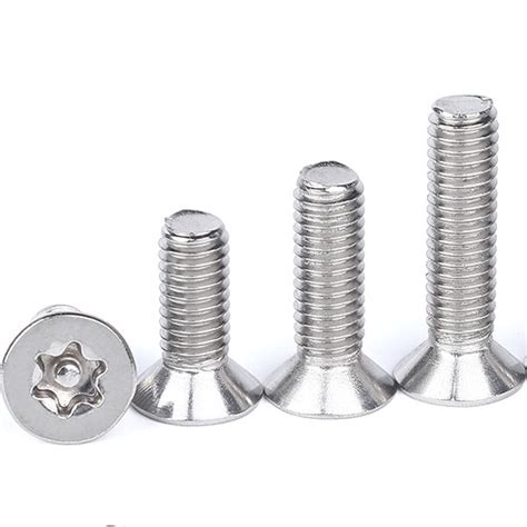 SS304 A2 70 Stainless Steel Torx Countersunk Head Security Machine Screw