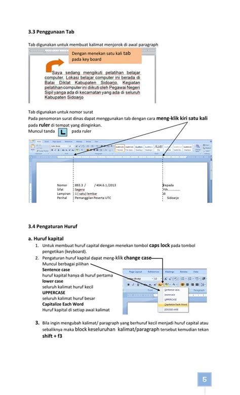 Latihan Dasar Pemula Ms Word 2007pdf