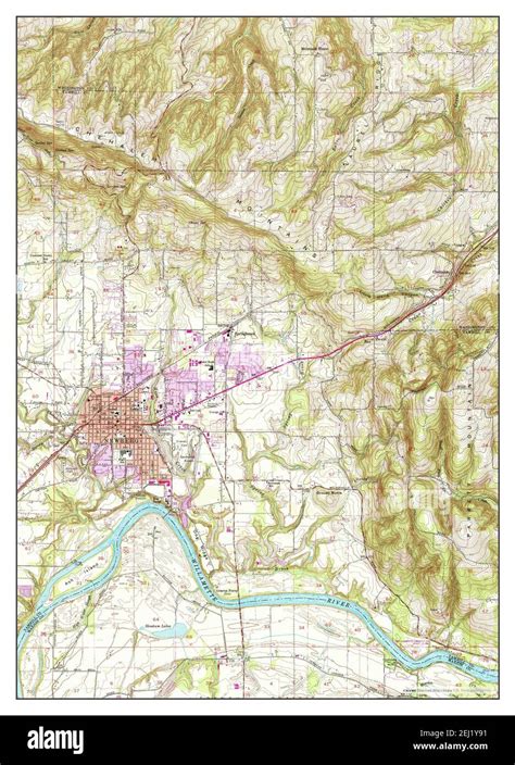 Newberg Oregon Map 1961 124000 United States Of America By