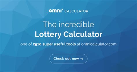 Lottery Calculator