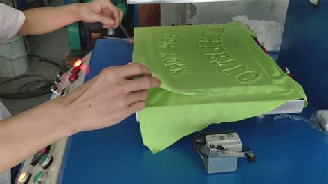 D Embossing On Fabrics Youtube