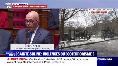 Ric Ciotti Propos Des Policiers Et Gendarmes Nous Leur Devons Une