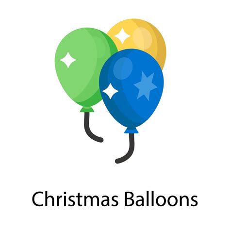 Christmas Balloons Concepts 5147420 Vector Art At Vecteezy