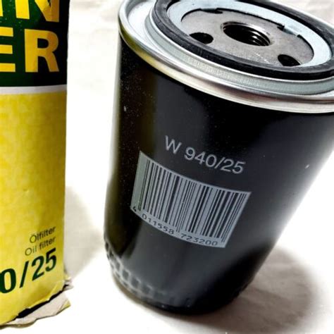 Mann-Filter W940/25 спин-на масляный фильтр новая открытая коробка | eBay