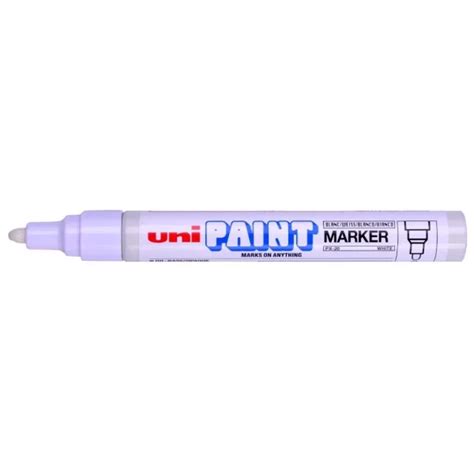 White Uni Paint Marker Mm Medium Pack Picasso Art Craft