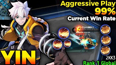 Yin Aggressive Play 98 Current Win Rate Build Top 1 Global Yin By