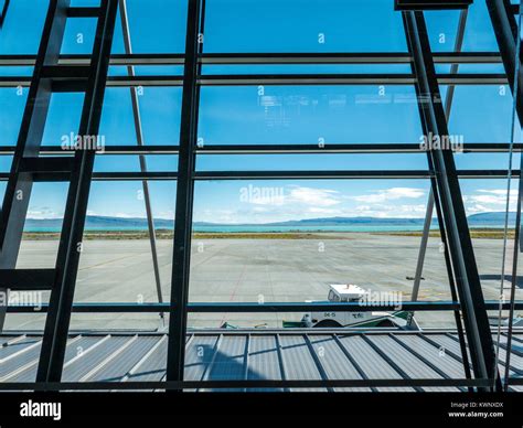 Interior abstract view El Calafate International Airport; El Calafate ...