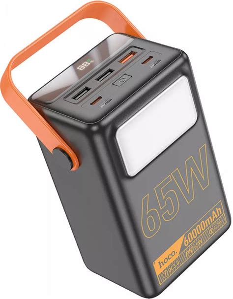 Батарея універсальна Hoco J110A 60000mAh 65W Black (J110A Black ...
