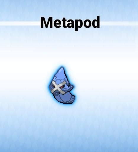 152 Best Metapod Images On Pholder Shiny Pokemon Pokemongo And